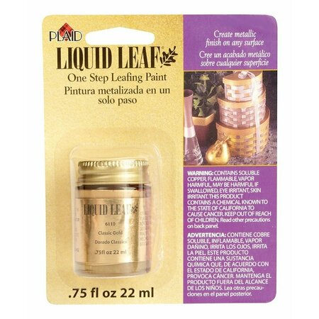 PLAID LIQUID LEAF .75OZ BRTGLD 6110